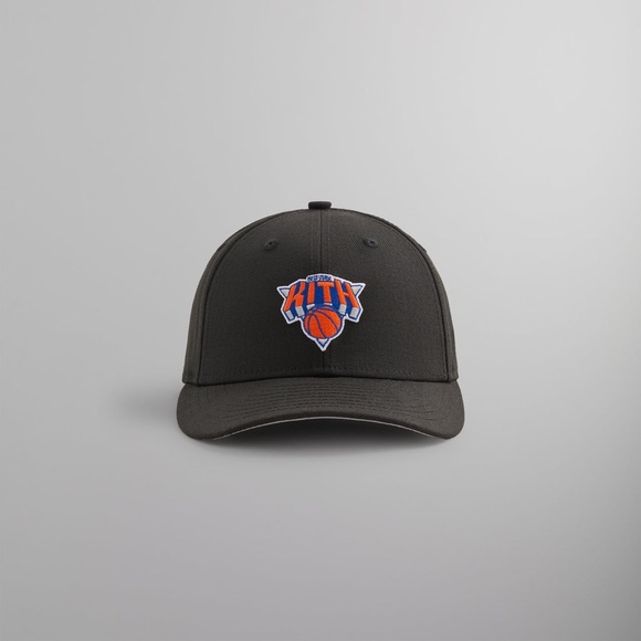 Kith & New Era for New York Knicks Logo Low Profile 59FIFTY Fitted Black 7 5/8